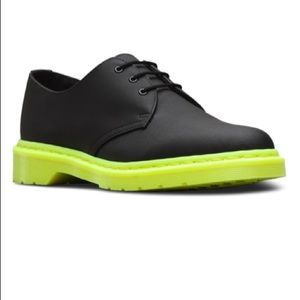 Dr Martens 1461 Black Ajax 3 Eye Men’s Shoes Sz 10